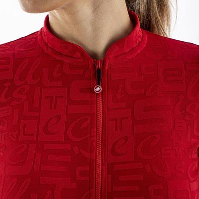 Castelli Promessa Jacquard Women's Cycling Jersey (Red)