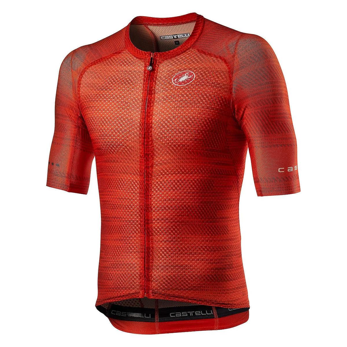 Castelli Climber's 3.0 Mens Cycling Jersey (Fiery Red)