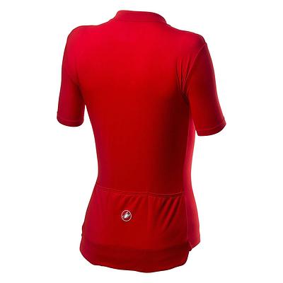 Castelli Anima 3 Women's Cycling Jersey (Red/Black)