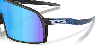 Oakley Sutro S Fathom Collection Sport Sunglasses (Matte Black/Prizm Sapphire)