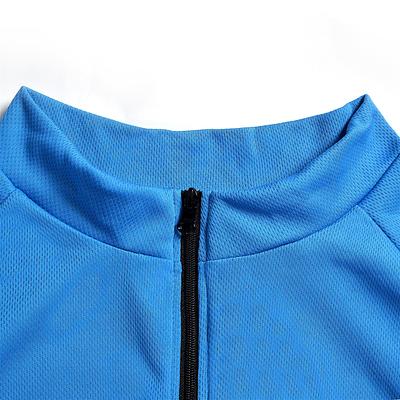 Nuckily MG043 Mens Cycling Jersey (Blue)