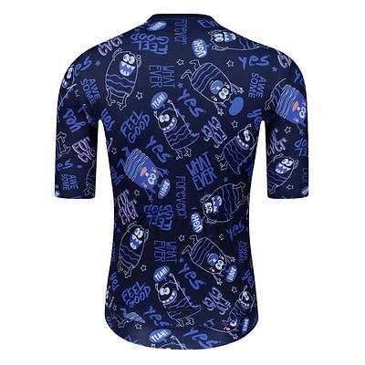 Monton Lifestyle Oye Men's Cycling Jersey (Navy Blue)