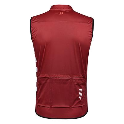 Monton Sunday Windproof Unisex Cycling Vest (Red Purple)