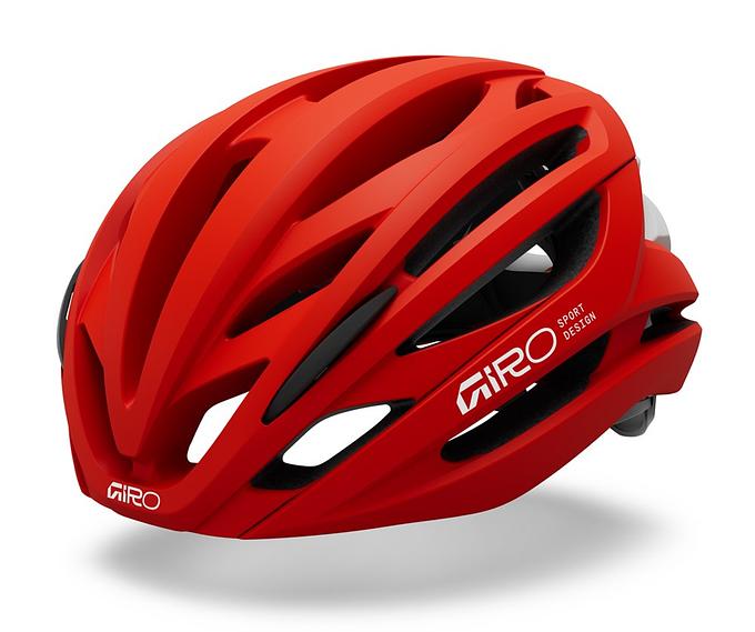Giro Syntax MIPS Road Cycling Helmet (Matte Flame Red)