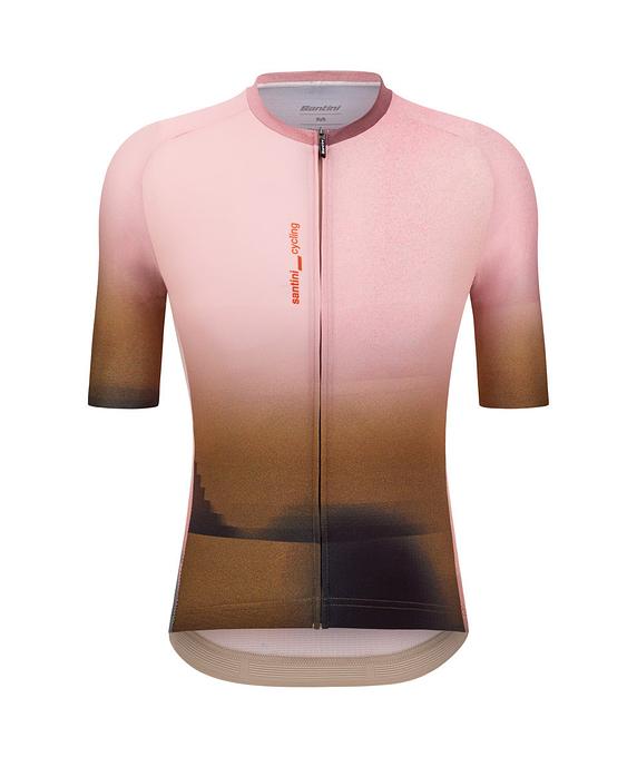 Santini Luce Unisex Cycling Jersey (Beige)