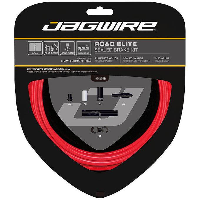 Jagwire Road Elite DIY Brake Cable Kit (Black)