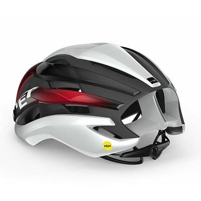 [Open Box] MET Trenta MIPS Road Cycling Helmet (White/Black/Red Metallic/Glosy)
