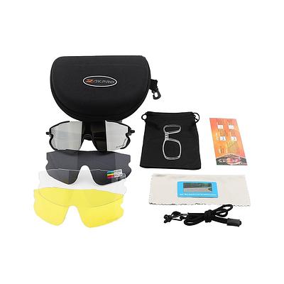 Zakpro Professional Outdoor Sport Sunglasses (Mirror Black)