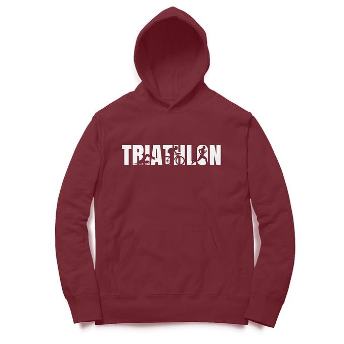 Sport Canvas Triathlon Regular Fit Unisex Hoodie