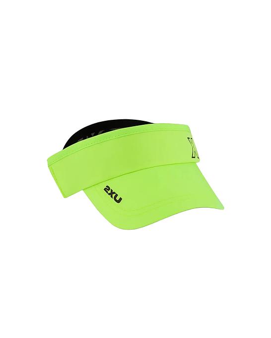 2XU UQ6165F Performance Visor Unisex Running Cap (Volt/Black)