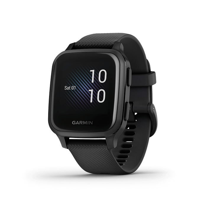 Garmin Venu Sq Music Edition Smart Watch (Black/Slate)