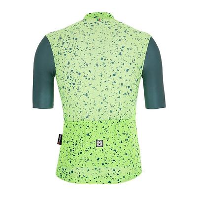 Santini Delta Pietra Mens Cycling Jersey (Military Green)