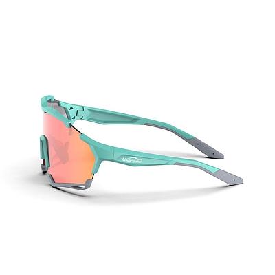 Magicshine Versatile Classic Sport Sunglasses (Red/Green)