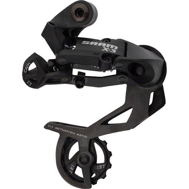 Sram X3 9 Speed Rear Derailleur (Black)