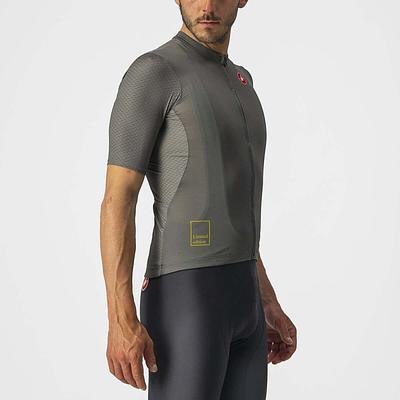 Castelli Breathe Attack Mens Cycling Jersey (Forest Gray)