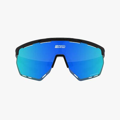 Scicon Aerowing Sport Sunglasses (Multimirror Blue/Black)