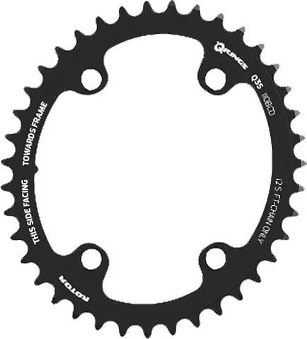 Rotor Q Ring 11 Speed Inner Chainring (Black)