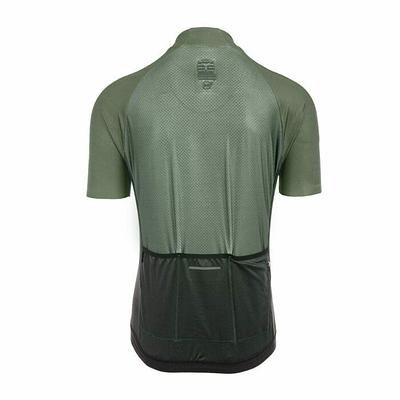 Bioracer Sprinter Coldblack Mens Cycling Jersey (Light Olive)