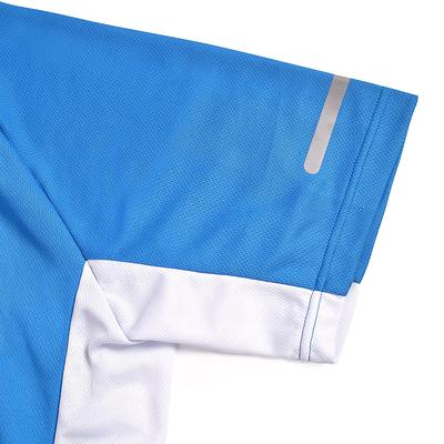 Nuckily MG043 Mens Cycling Jersey (Blue)