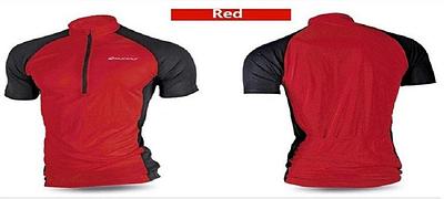 Nuckily NJ601 Mens Cycling Jersey (Red)