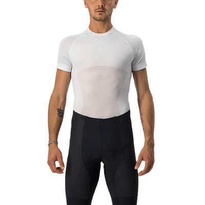 Castelli Seamless SS Mens Cycling Baselayer (White)