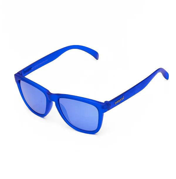 Craycol Blue Me Away Sport Sunglasses (Translucent Royal Blue/Reflective Blue)