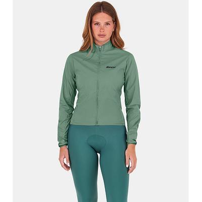 Santini Ready To Ride Unisex Wind Cycling Jacket (Sage Green)