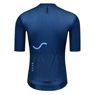 Monton Water Men's Cycling Jersey (Blue)