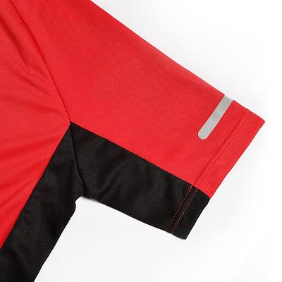 Nuckily MG043 Mens Cycling Jersey (Red)