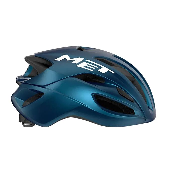 [Open Box] MET Rivale MIPS Road Cycling Helmet (Teal Blue Metallic/Glossy)
