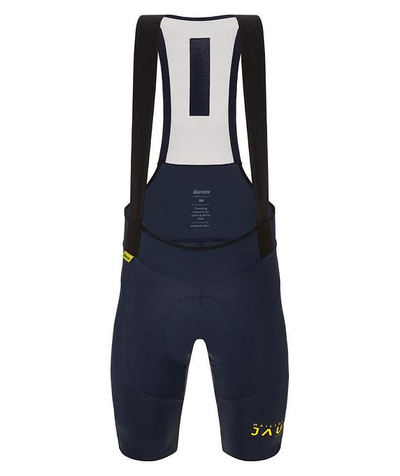 Santini Le Malliot Jaune Men's Cycling Bibshorts (Navy Blue)