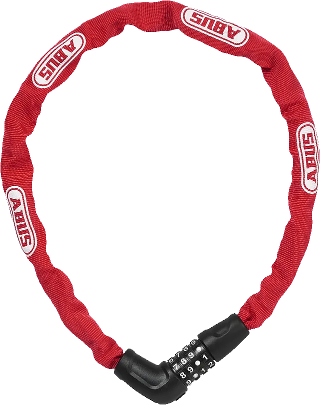 Abus Steel-O-Chain 5805C/75 Chain Lock (Red)