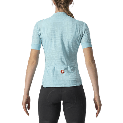 Castelli Promessa Jacquard Women's Cycling Jersey (Skylight)