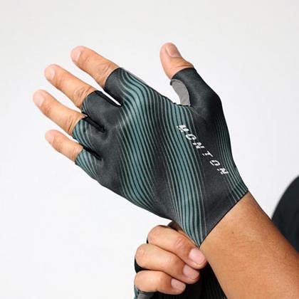 Monton Shadowfade Unisex Cycling Gloves (Black/Green)