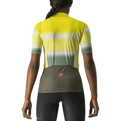 Castelli Dolce Women's Cycling Jersey (Sulphur/Military Green)