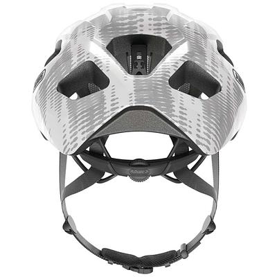 [Open Box] Abus Macator Road Cycling Helmet (White Silver)