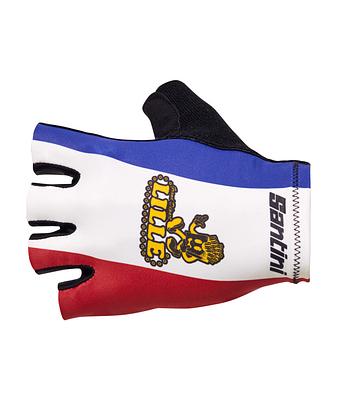 Santini TDF Grand Depart Lille Unisex Cycling Gloves (Print)