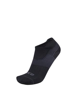 2XU UA7027E Vectr Ultralight No Show Running Socks (Black/Titanium)