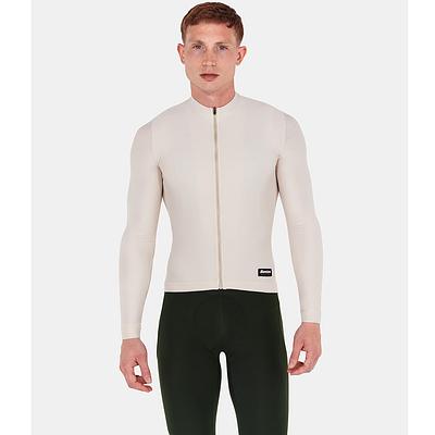 Santini Ready To Ride Unisex Long Sleeve Cycling Jersey (Cappuccino)
