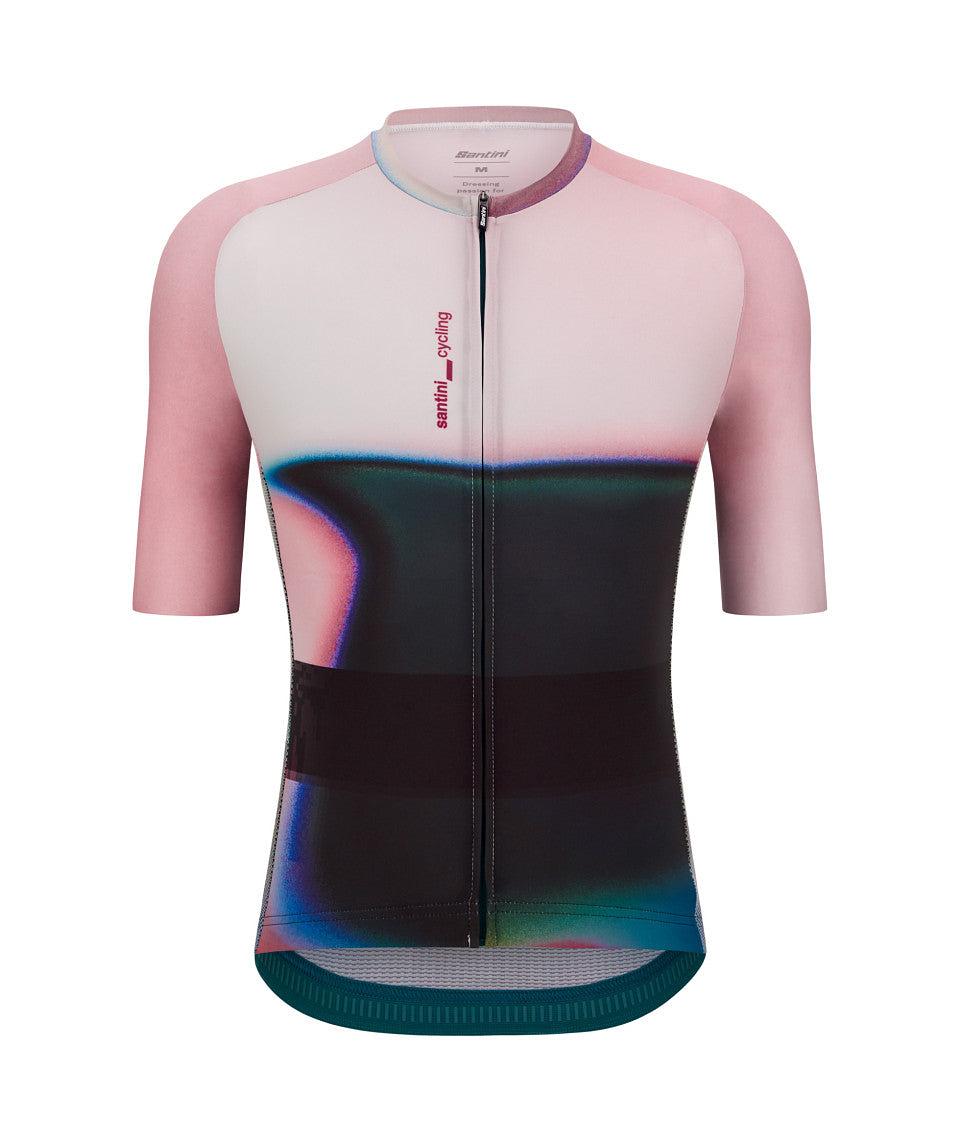 Santini Luce Unisex Cycling Jersey (Black)