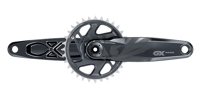 SRAM GX Eagle FC-GX-1-C1 Dub Crankset (Black)