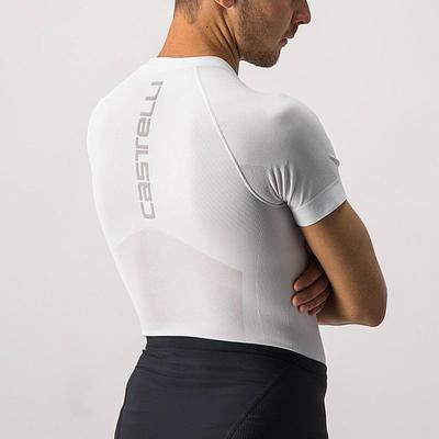 Castelli Seamless SS Mens Cycling Baselayer (White)