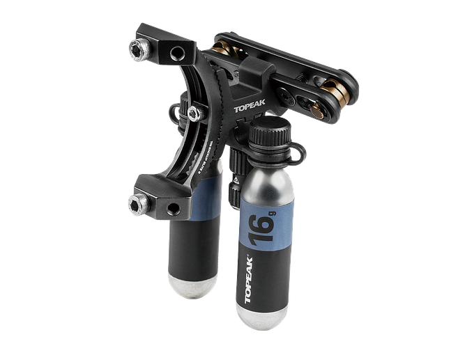 Topeak Tri Backup Elite 2 Co2 Catridges (Black)
