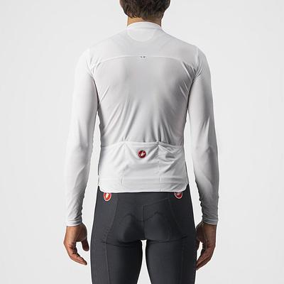 Castelli Prologo 7 Men's Cycling Jersey (Ivory/Light Black Red)