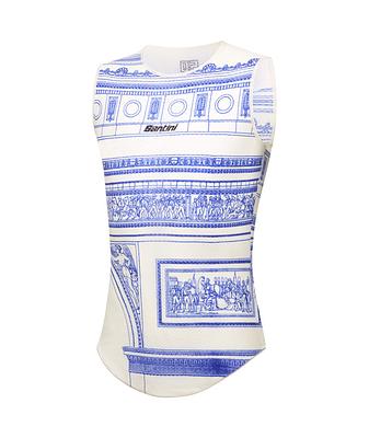 Santini Tdf  Arriv茅e  Arc De Triomphe Unisex Baselayer (Print)