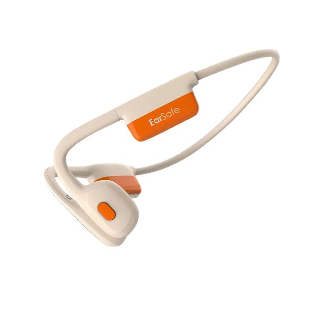 NG EarSafe Pro Mini Open Ear Bone Conduction Headphones (Beige)