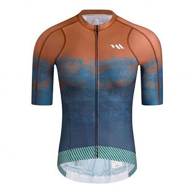 Monton Valore Terra Gradient Men's Cycling Jersey (Ocean Rust)