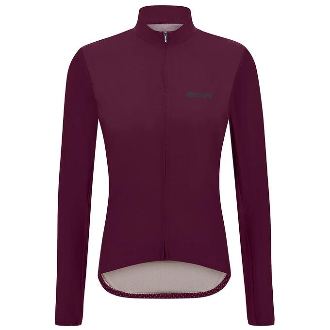Santini Ready To Ride Wind Cycling Jacket (Burgundy)