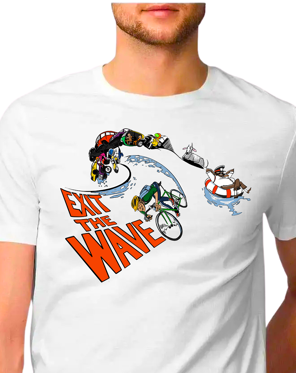 Sport Canvas Exit The Wave Classic Fit Unisex T-Shirt