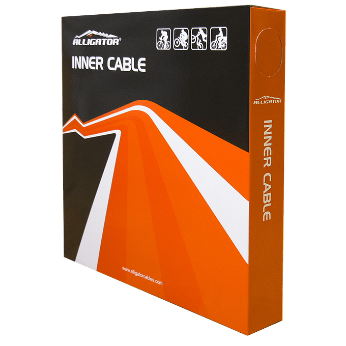 Alligator Slick MTB Brake Cable (Black) - Box of 100